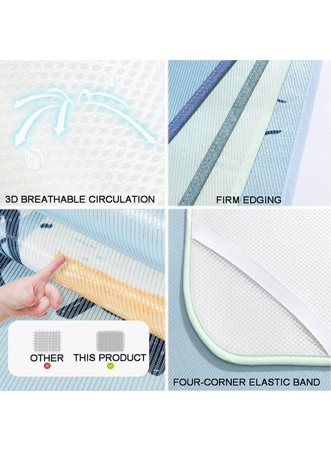 Muslin Tree Breathable Mattress With Pillow  - Image 5