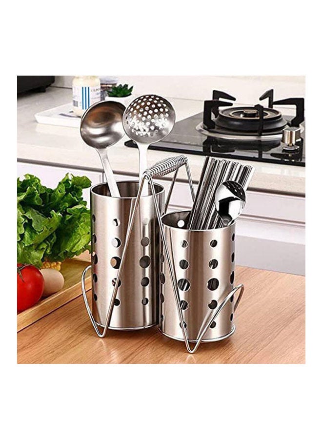 Stainless Spoon Clear Silver  - Image 2