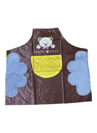Waterproof Kitchen Apron With Pocket And Microfiber Towel Twin Sides Brown - v1643032420/N52471310A_1