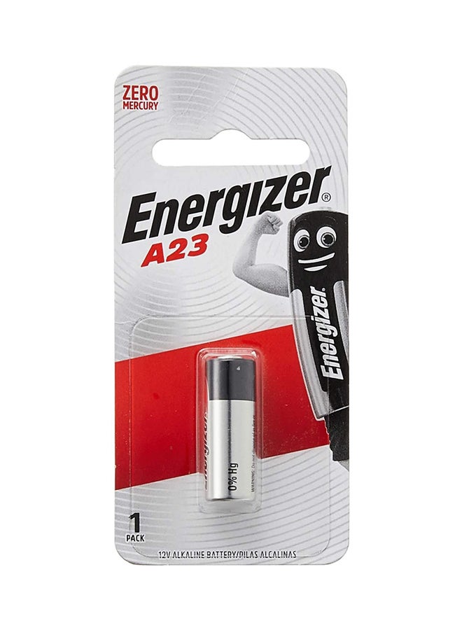 Energizer A23 Alkaline Battery – Pack of 1 Black/Silver - Image 1