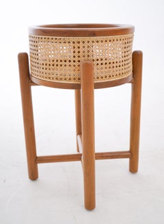 Side Table Luxurious - In Natural Teak - Used Next To Sofa As Coffee Corner Natural 40 X 40 X 50cm