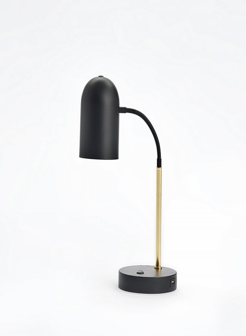 Decorative Table Lamp Unique Luxury Quality Material for the Perfect Stylish Home TL000005 Black/Gold 15 x 42.4cm - v1643050798/N45412551A_2