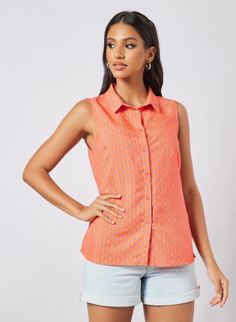 Comfortable Stylish Top Multicolour