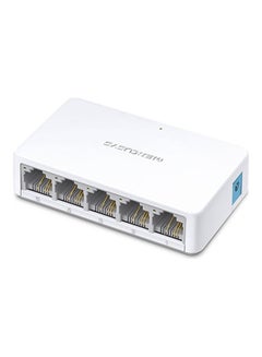 MERCUSYS Fast Ethernet Network Switch With 5 Port White  - Image 1