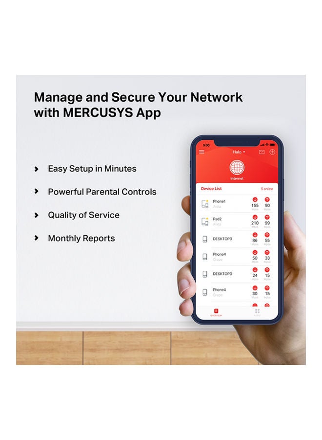 MERCUSYS Whole Home Mesh Wi-Fi System White - Image 4