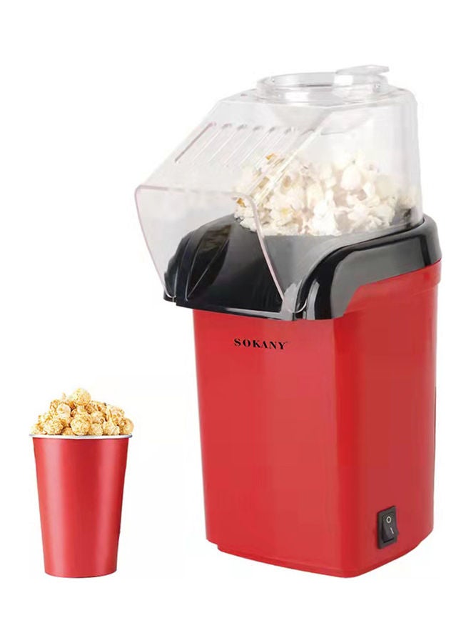 سوكاني ماكينة صغيرة أتوماتيكية لصنع الفشار 500.0 ml 1200.0 W 299-b أحمر، أبيض  - Image 1