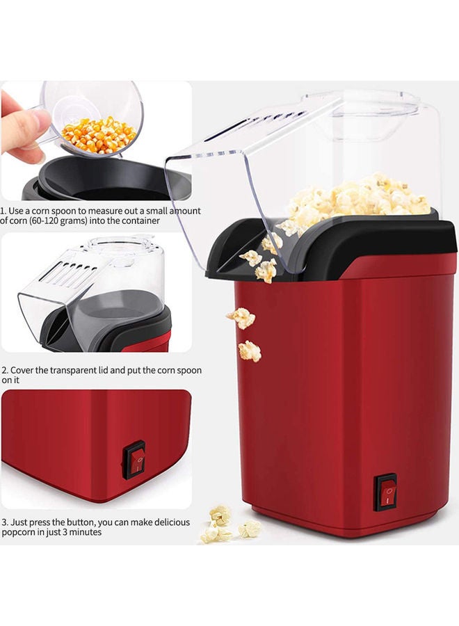 سوكاني ماكينة صغيرة أتوماتيكية لصنع الفشار 500.0 ml 1200.0 W 299-b أحمر، أبيض  - Image 5