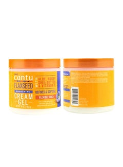 Cantu Flaxseed Smoothing Cream Gel White 453grams  - Image 3