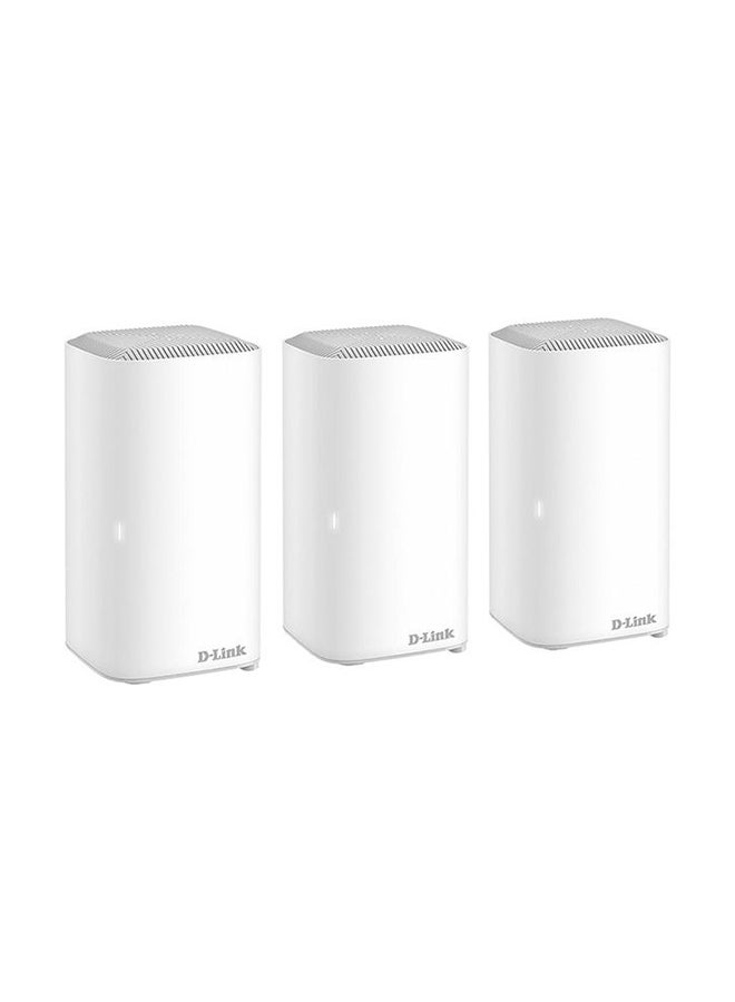 D-Link - 3-Piece Whole Home Mesh Wi-Fi 6 System AX1800 White - Image 1