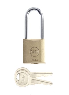 Yale Solid Body Padlock Gold 25mm 