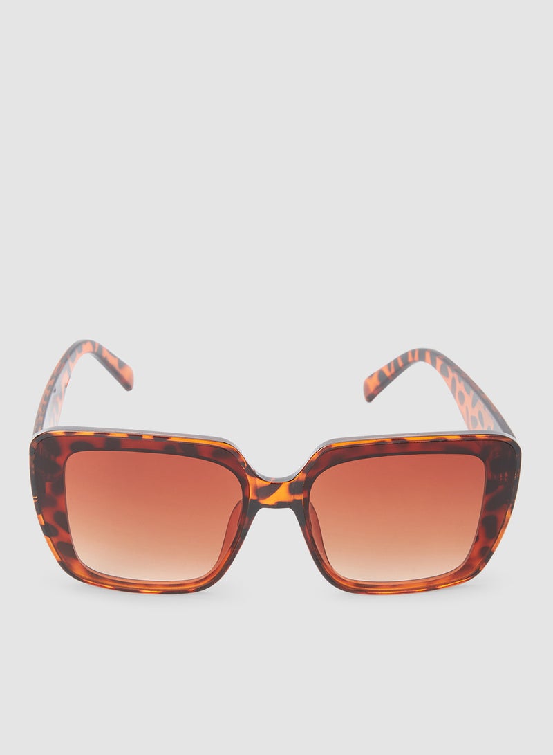 Generic - Women's Sunglass With Durable Frame Lens Color Red Frame Color Brown - Image 1