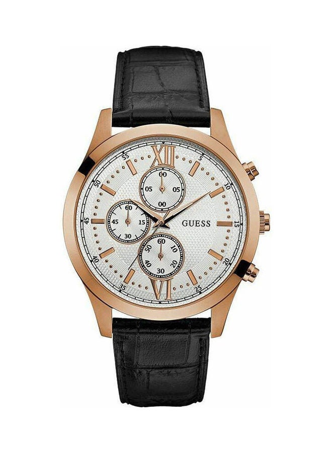 GUESS Men's Leather Analog Watch 0876G2 - Image 1