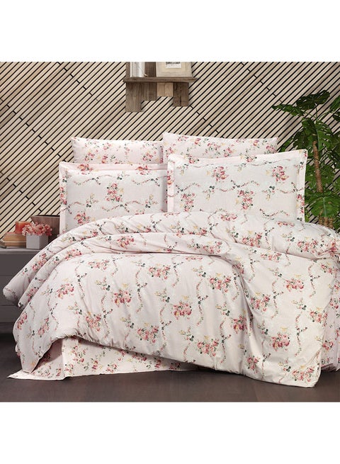 10-Piece Comforter Set Cotton Multicolour 260x240cm