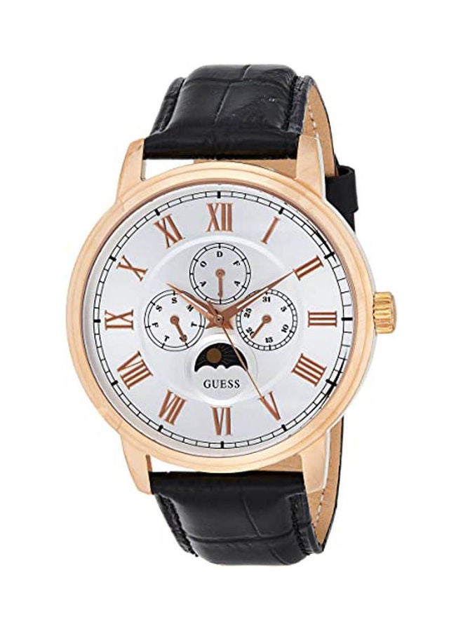 GUESS Men's Leather Analog Watch 0870G2 - Image 1