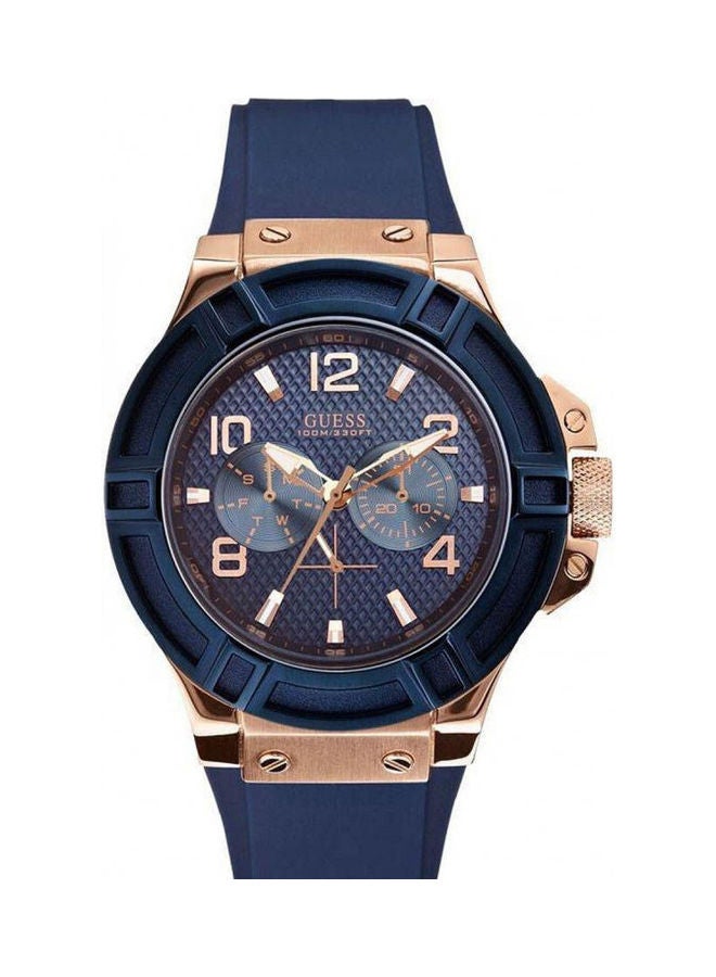 GUESS Women's Silicone Analog Watch 0247G3 - Image 1