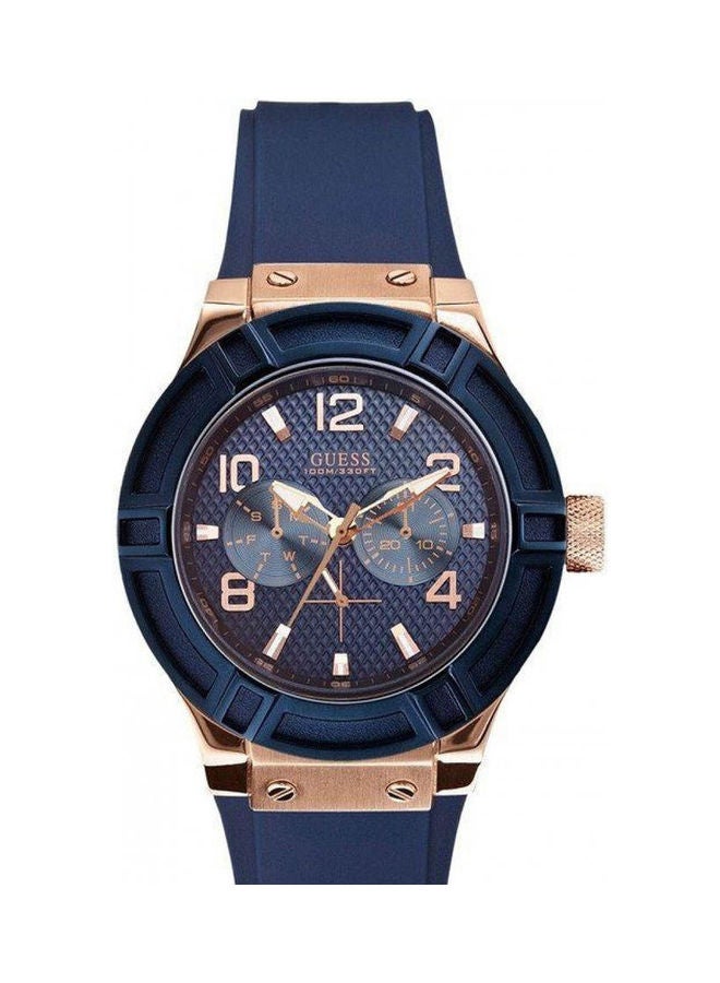 GUESS Men's Silicone Analog Watch 0571L1 - Image 1