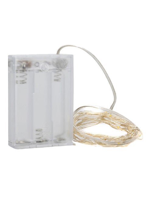 Flexible Silver Copper Wire String Light Multicolour 5meter