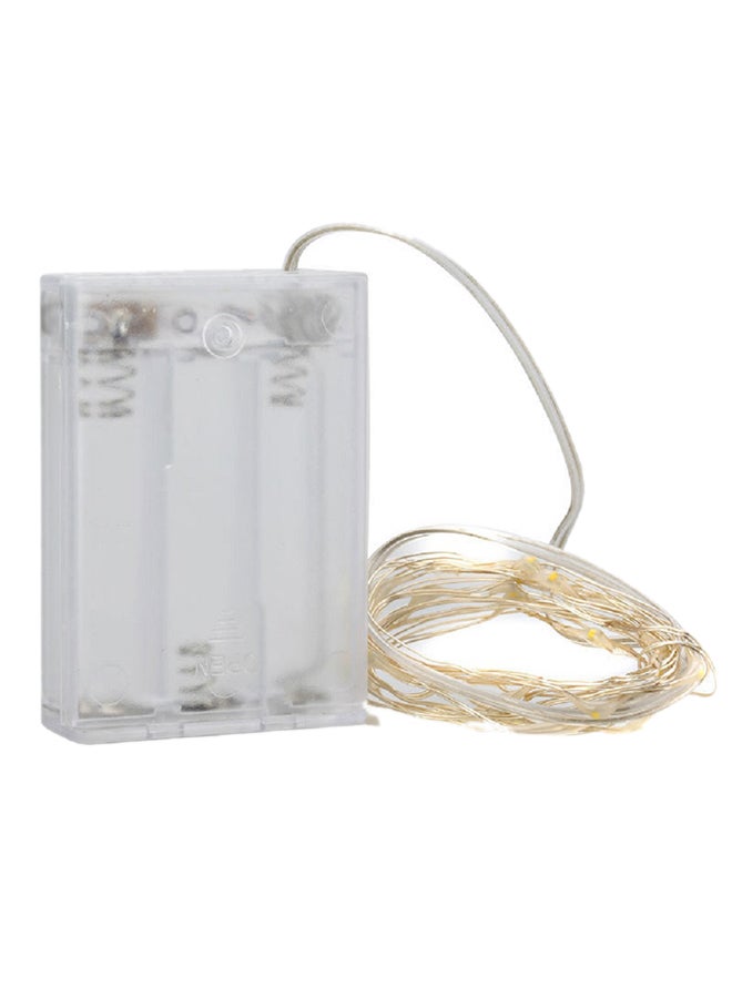 Flexible Silver Copper Wire String Light Multicolour 5meter