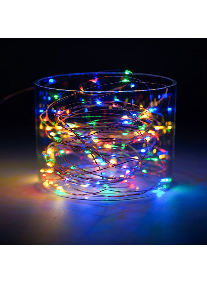 Flexible Silver Copper Wire String Light Multicolour 5meter