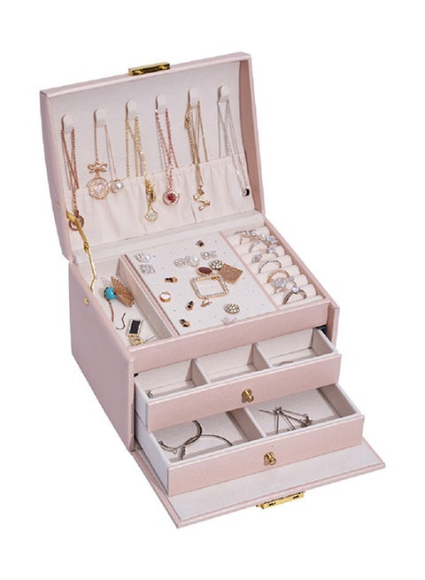 Three-Layer Drawer Type Jewelry Storage Box