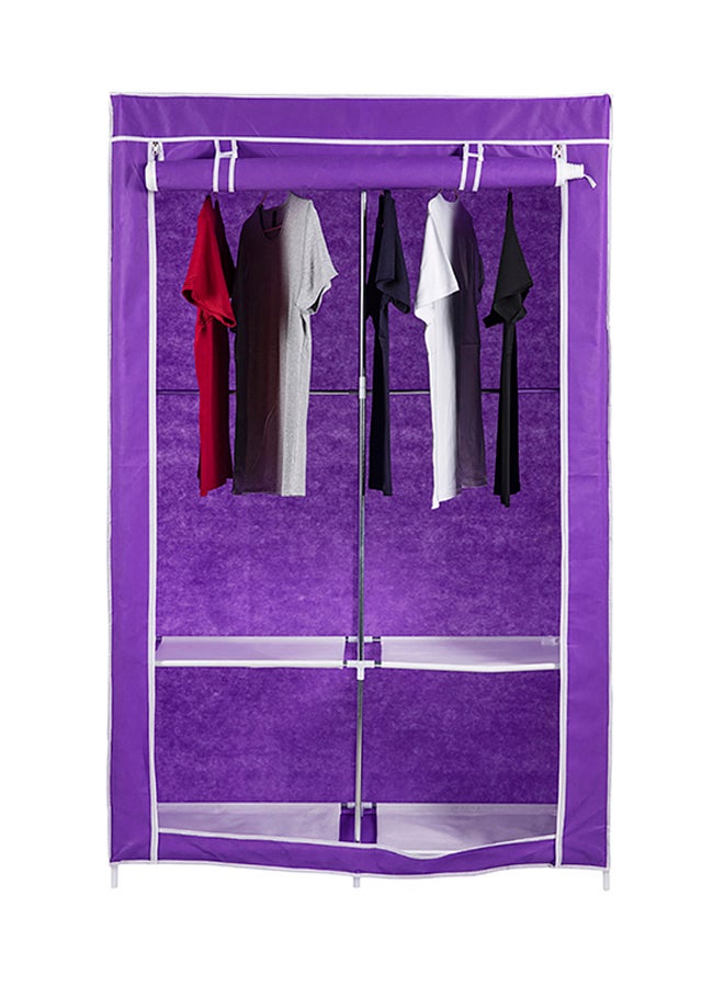 شاربدو Double Pole Household Wardrobe Purple - Image 1