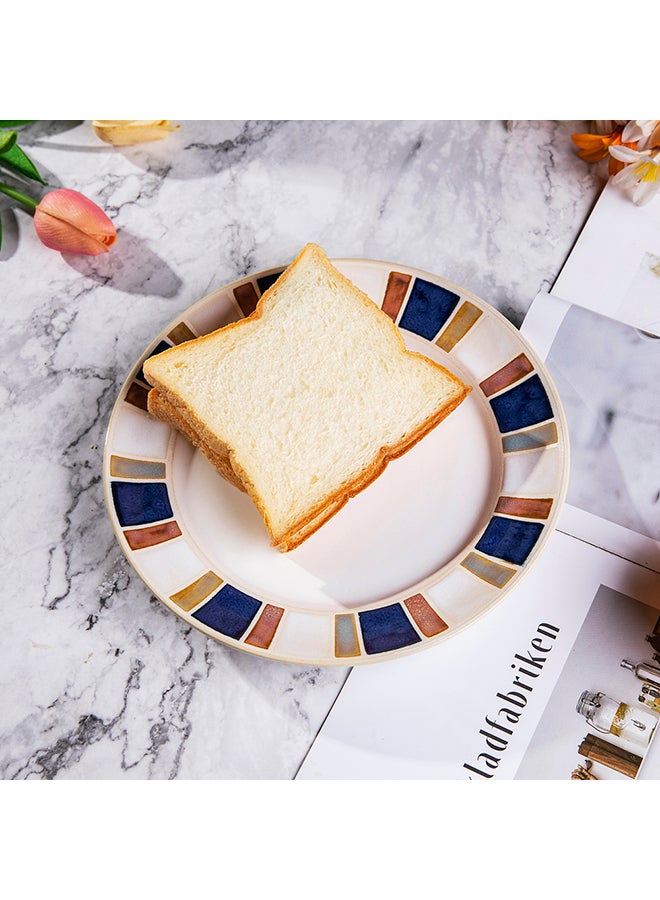 Sharpdo Exquisite Cutlery Plate For Home Kitchen White 22x3cm - Image 5