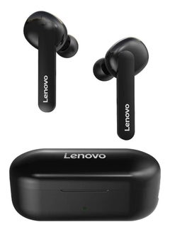 Lenovo HT28 TWS True Wireless Stereo Bluetooth Earbuds Sweatproof Touch Control With Mic Black 