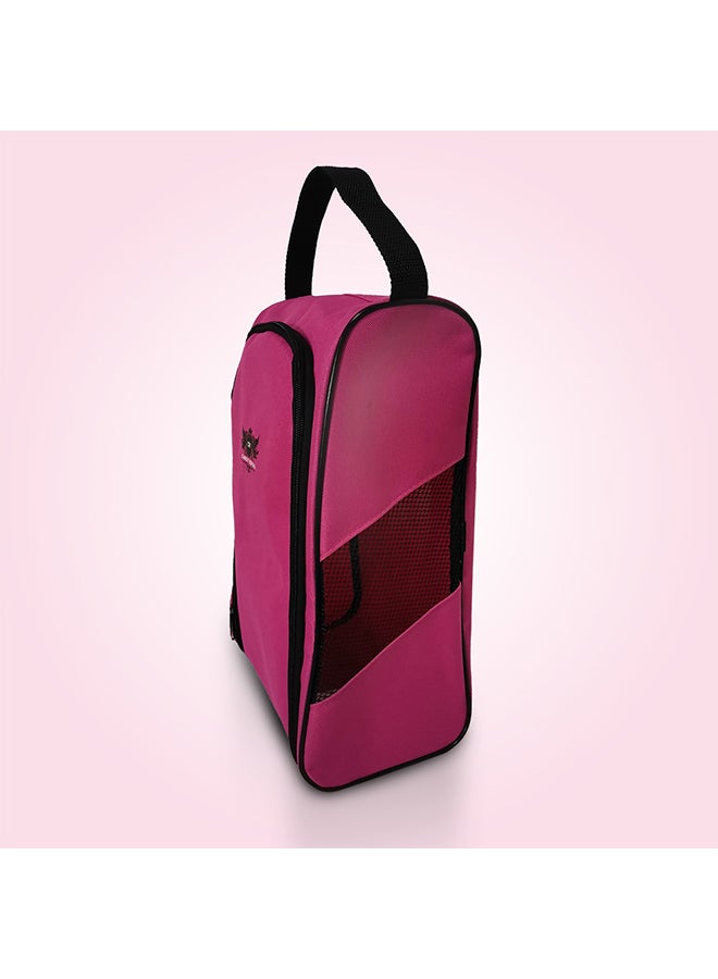 CANDY ROYAL Portable Sports Shoes Bag Pink 23x16.4x35cm  - Image 3