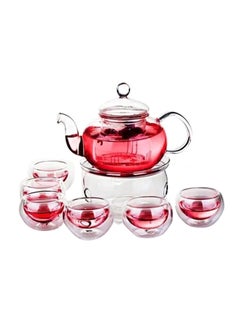XiuWoo Heat Resistant Glass Tea Set Clear 800ml  - Image 1