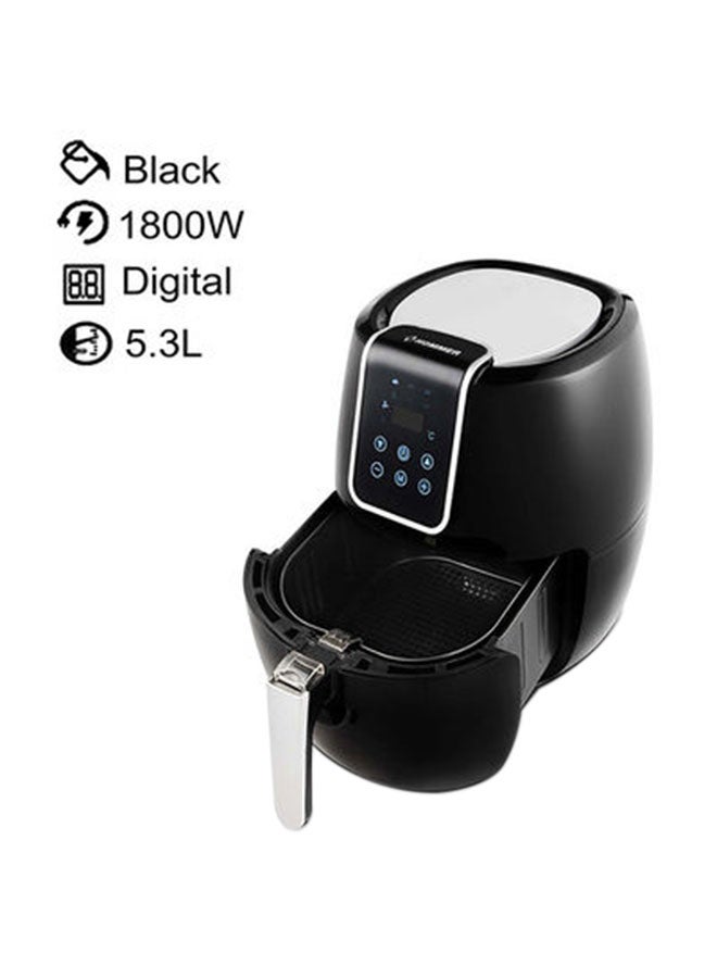 HOMMER - Digital Air Fryer 5.3 L 1800.0 W HSA240-03 Black - Image 1