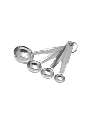 Raj Stainless Steel Measuring Spoons in 4 piece set Silver - view 4