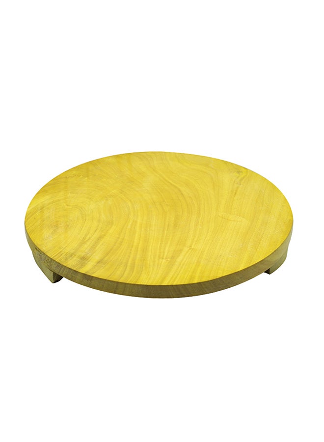 RAJ Wooden Rolling Pin And Board Set Yellow 10inch  - Image 4