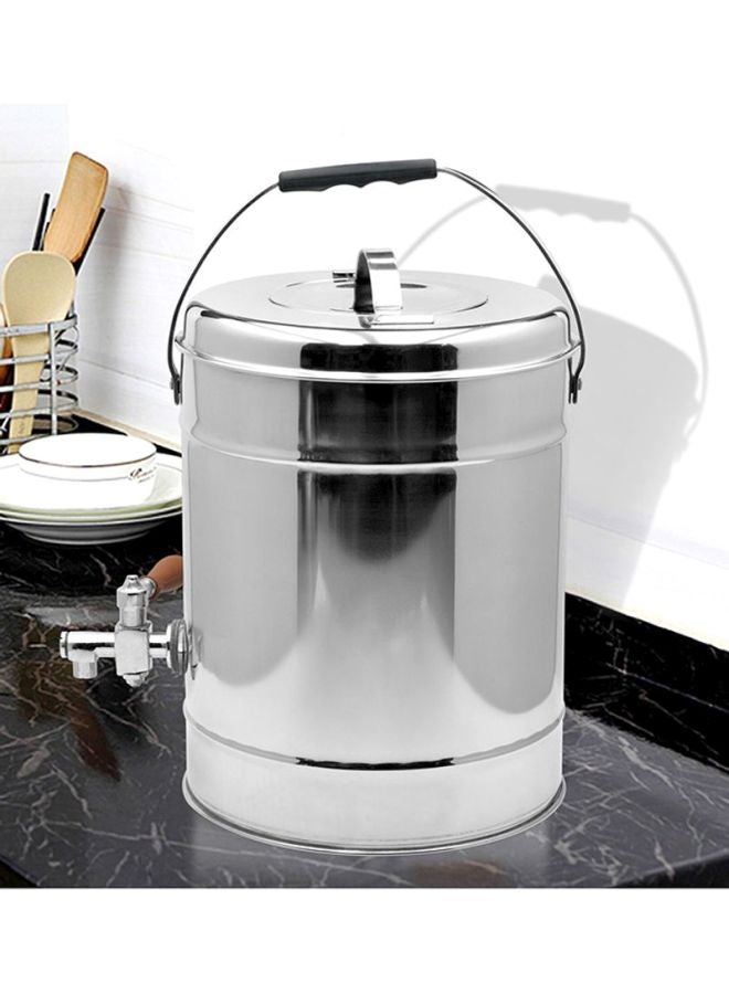 RAJ Stainless Steel Compact Tea Urns Silver/Black/Brown 30.5x27x38cm  - Image 2