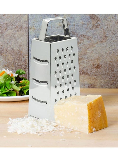 4-In-1 Grater Large Silver 21cm