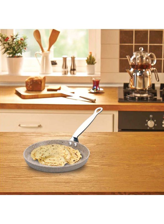 كوركماز مقلاة جرانيتا لصنع الكريب كريمي/ فضيّ 26سم - Image 1