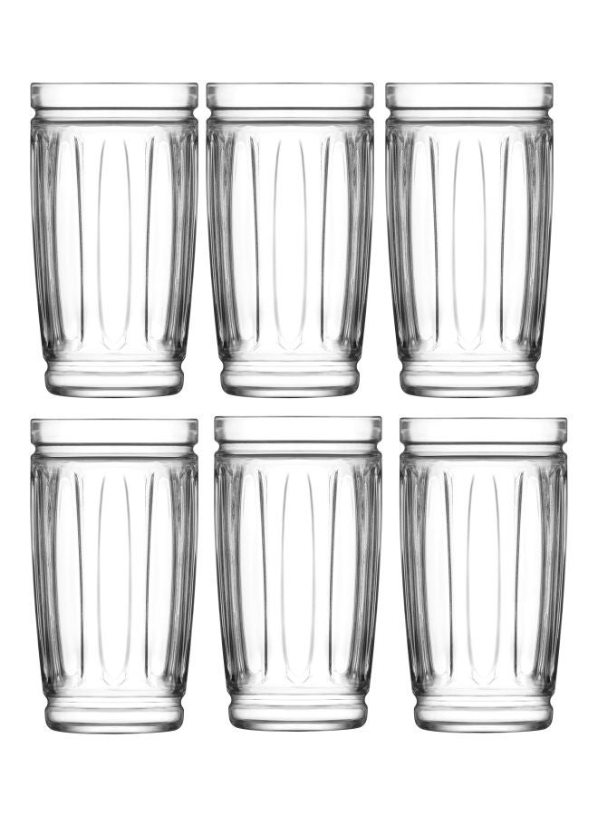 LAV 6-Piece Fiona Glass Set Clear 475ml - Image 2