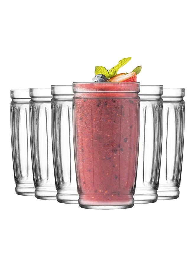 LAV 6-Piece Fiona Glass Set Clear 475ml - Image 3
