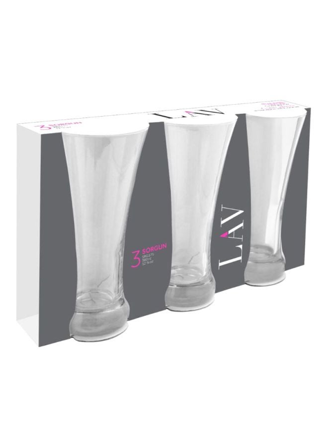 LAV 3-Piece Sorgun Glass Set Clear - Image 5
