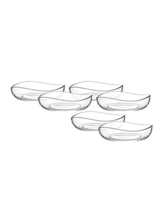 LAV 6-Piece Vira Bowl Set Clear 6x195ml  - Image 1