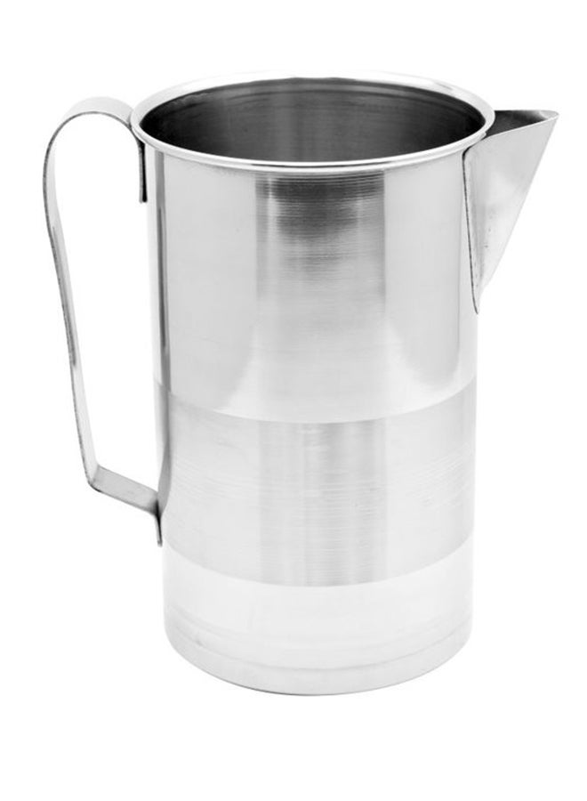 VINOD - Steel Water Jug With Lid Silver 2Liters - Image 1