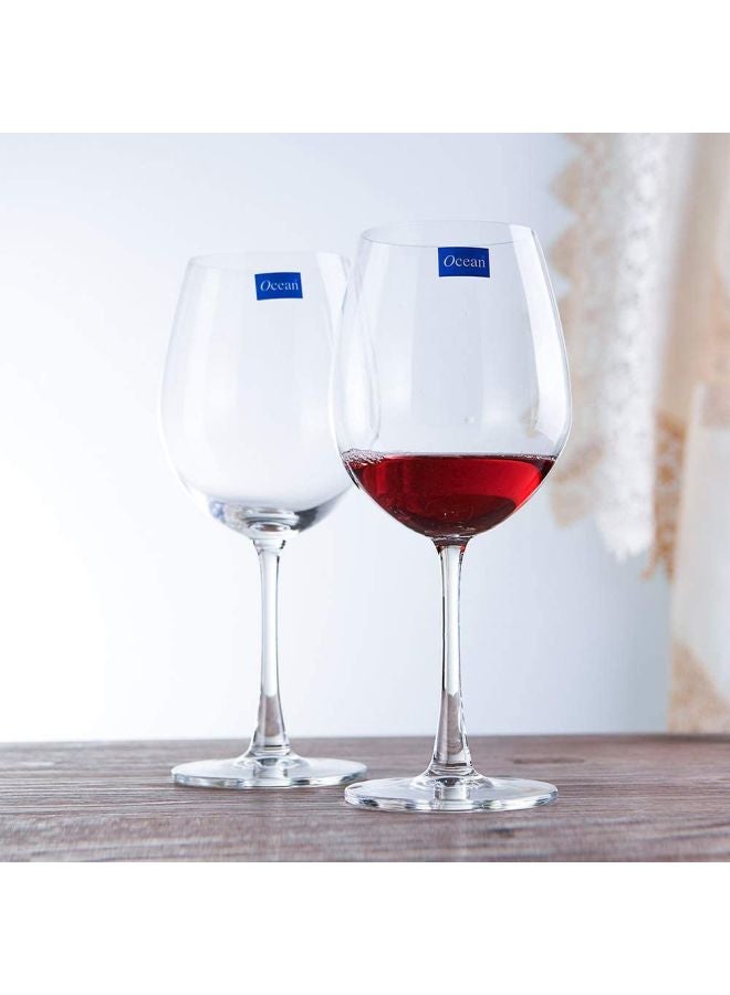 Ocean Pack Of 6 Madison Bordeaux Wine Glass Clear 600ml  - Image 1