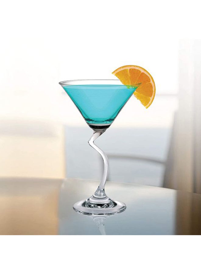 Ocean Pack Of 6 Salsa Cocktail Martini Glass Clear 210ml  - Image 1