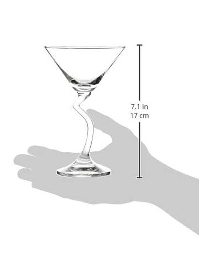 Ocean Pack Of 6 Salsa Cocktail Martini Glass Clear 210ml  - Image 5