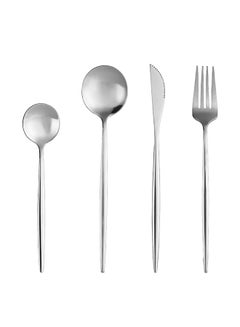 Sunhome 4-Piece Stainless Steel Cutlery Set Silver 220mm  - Image 2