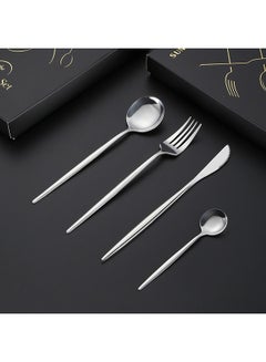 Sunhome 4-Piece Stainless Steel Cutlery Set Silver 220mm  - Image 5