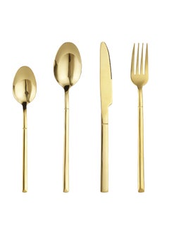 Sunhome 4-Piece Premium Cutlery Set Gold  - Image 2