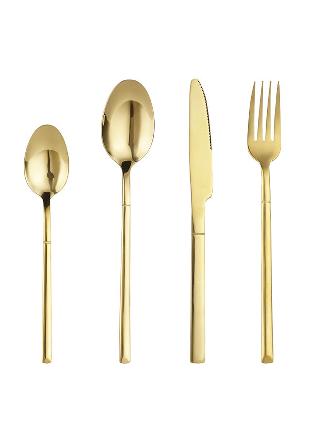 Sunhome 4-Piece Premium Cutlery Set Gold - Image 2