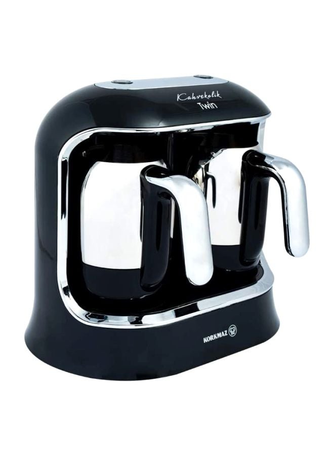Korkmaz Kahvekolik Twin Turkish Coffee Machine 800.0 W A861-01 Black/Silver  - Image 3