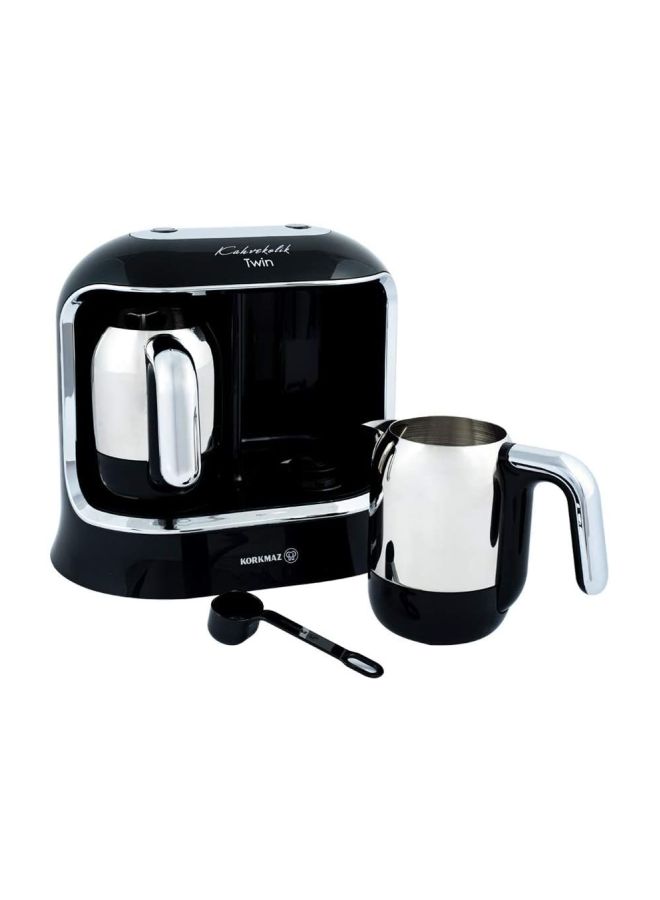 Korkmaz Kahvekolik Twin Turkish Coffee Machine 800.0 W A861-01 Black/Silver  - Image 4
