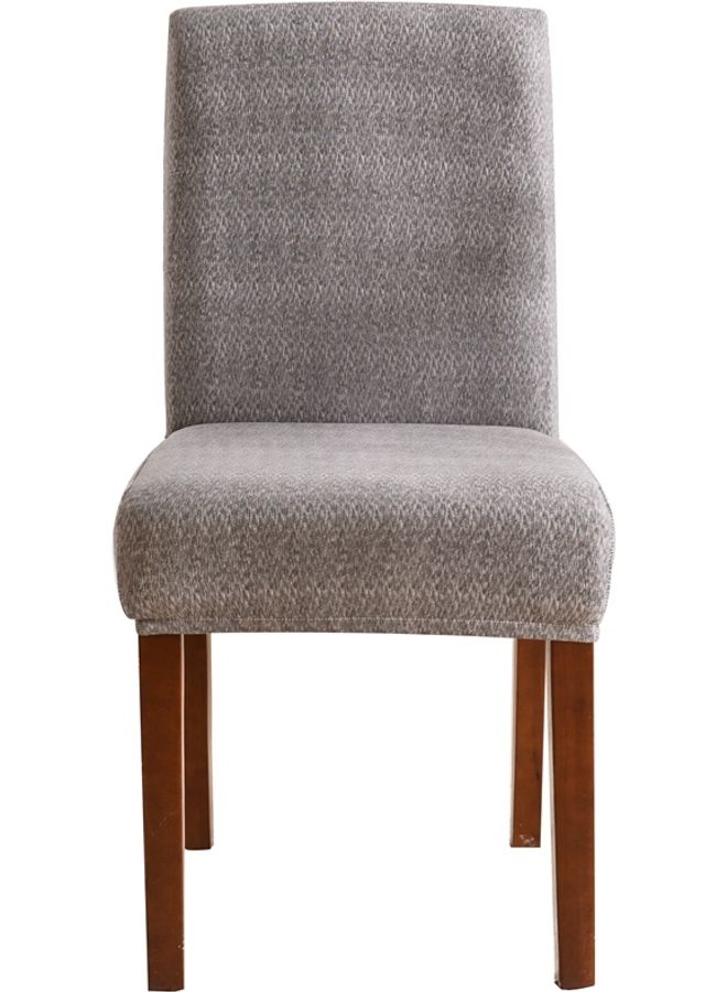 Sharpdo One-Piece Stretch Chair Cover Grey 38 x 38 x 45cm  - Image 2